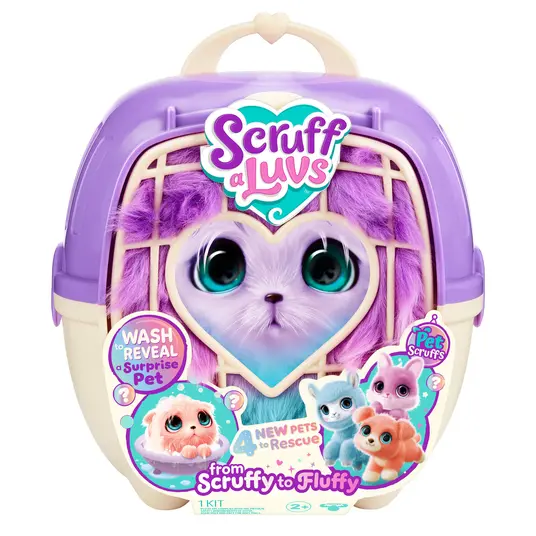 SCRUFF-A-LUVS Pliušinis gyvūnėlis, 19 cm