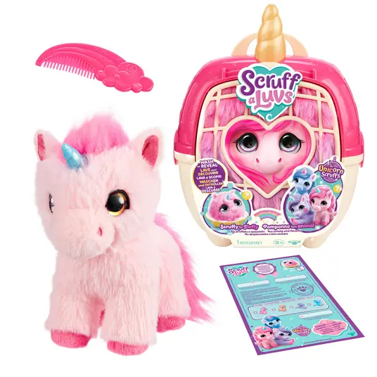 SCRUFF-A-LUVS Pliušinis gyvūnėlis „Vienaragis“, 19 cm