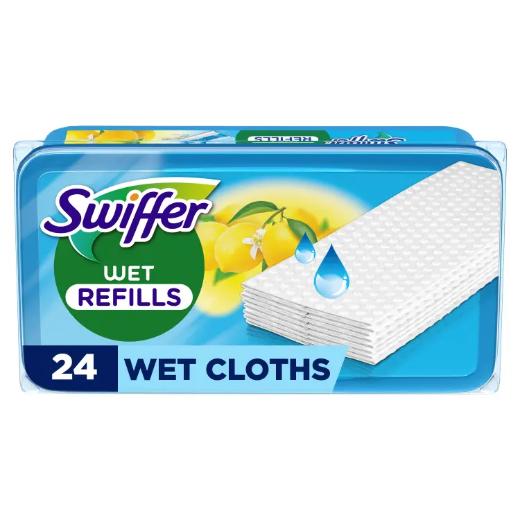 Swiffer Sweeper Mitrās Salvetes, 24 gab