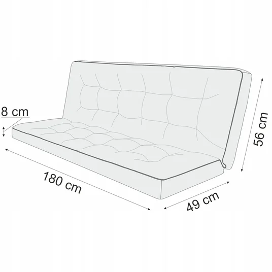 Hobbygarden 180 cm PAGALVĖ BE PAMINKŠTINIMŲ 3D SPALVOTI LAPAI