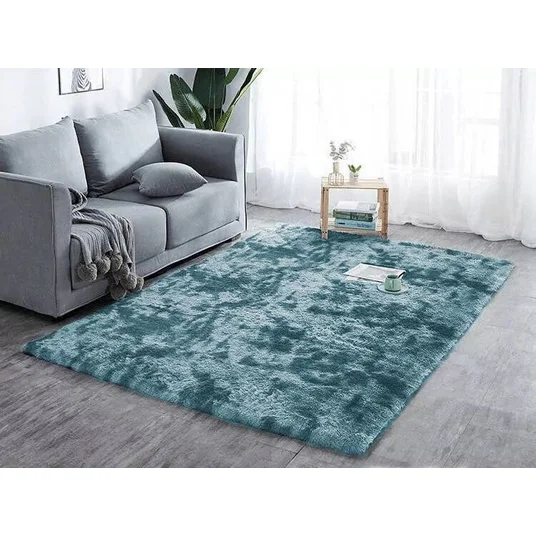 „Strado“ kilimas „Ombre Shaggy“ 160x200 „OmbreNavy“ (tamsiai mėlynas) – universalus