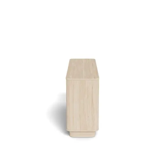Atmore chest of drawers, Frame melamine oak w. pigm, Base melamine oak w. pigm, 160x40x75 cm