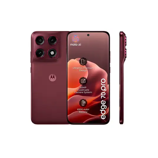 Telefonas Motorola Edge 70 Pro 5G 12GB/512GB Pantone Zinfandel