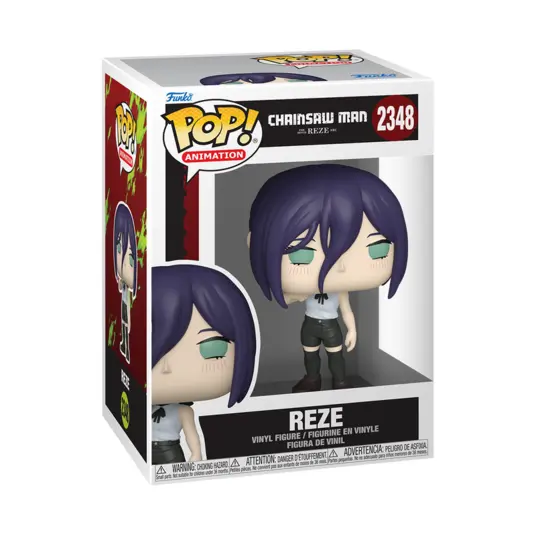 FUNKO POP! Vinilinė figūrėlė: Animation: Chainsaw Man Reze Arc - Reze w/Chase
