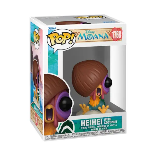 FUNKO POP! Vinilinė figūrėlė: Disney: Moana 3 - Hei Hei w/Coconut