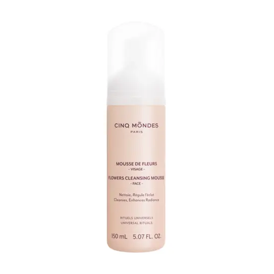 Cinq Mondes, Flowers, Boosts Radiance, Cleansing Foam, 150 ml