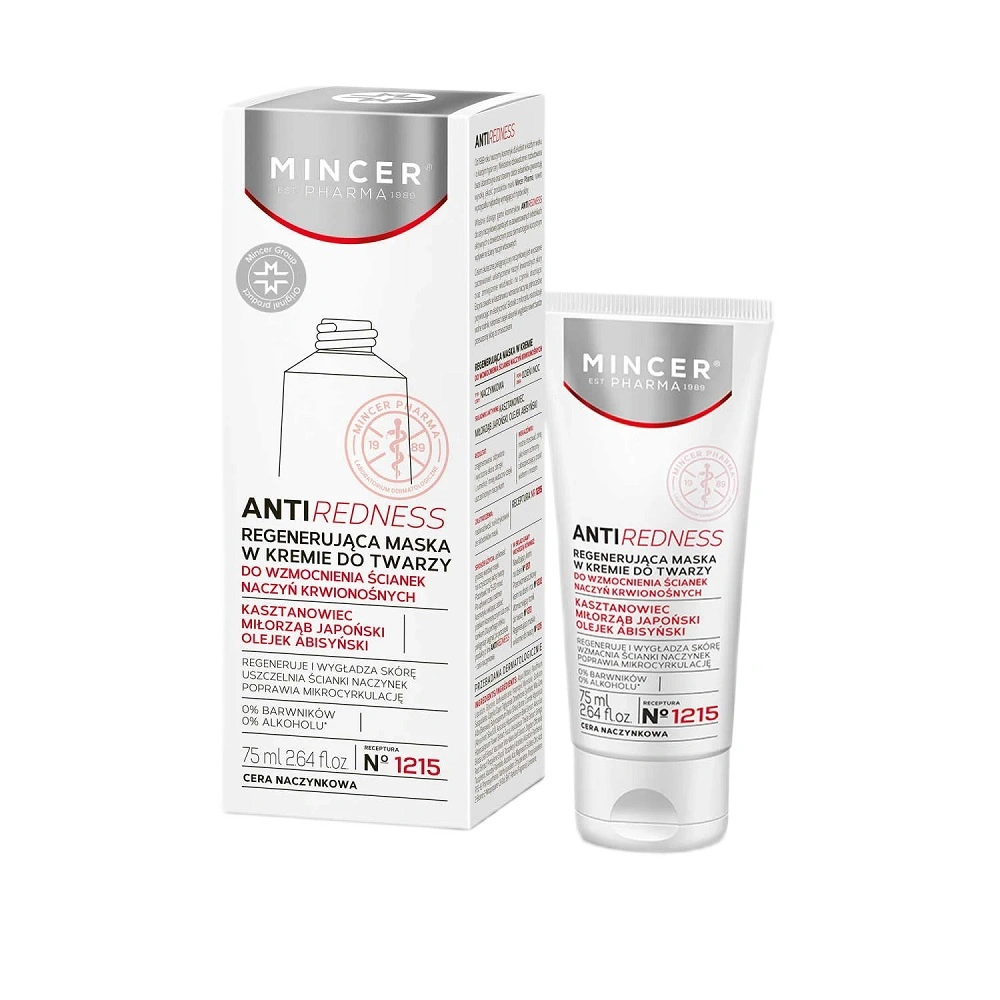 MINCER PHARMA_"Anti-Redness" atjaunojoša sejas maska