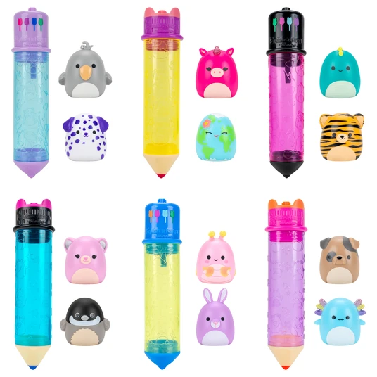 SQUISHMALLOWS SQUISH-A-LONGS Rinkinys su 2 mini figūrėlėmis