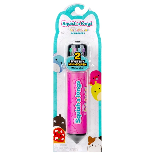 SQUISHMALLOWS SQUISH-A-LONGS Rinkinys su 2 mini figūrėlėmis