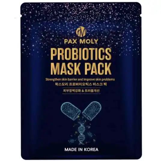PaxMoly, Probiotics, Hydrating & Nourishing, Sheet Mask, Face, Day & Night, 25 ml