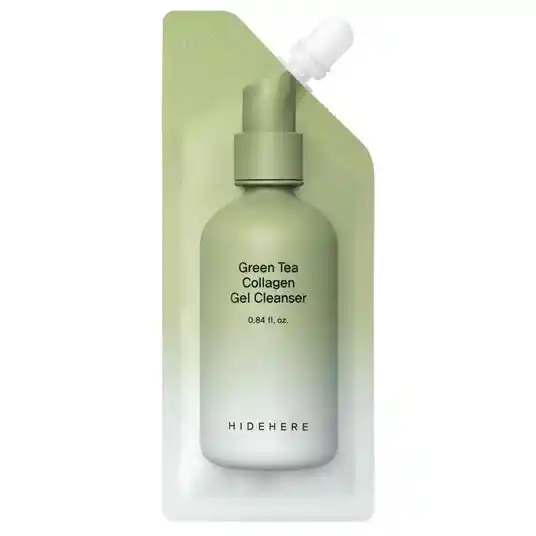 HideHere, Green Tea, Collagen, Cleansing & Hydrating, Cleansing Gel, For Face, 25 g