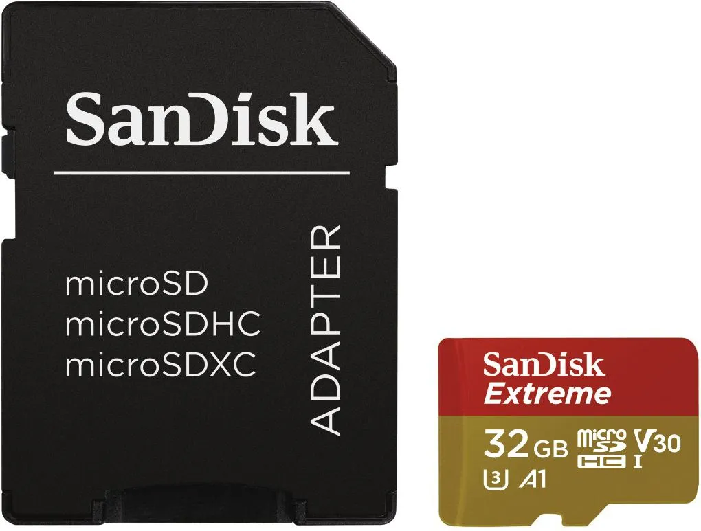 SanDisk Extreme MicroSDHC karte, 32 GB