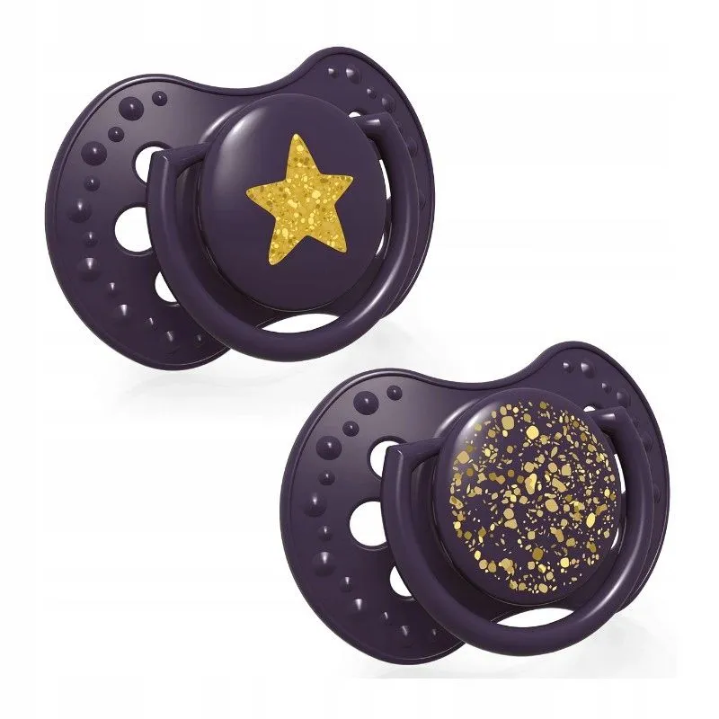 LOVI dinamiskais silikona knupītis STARDUST, 18m+