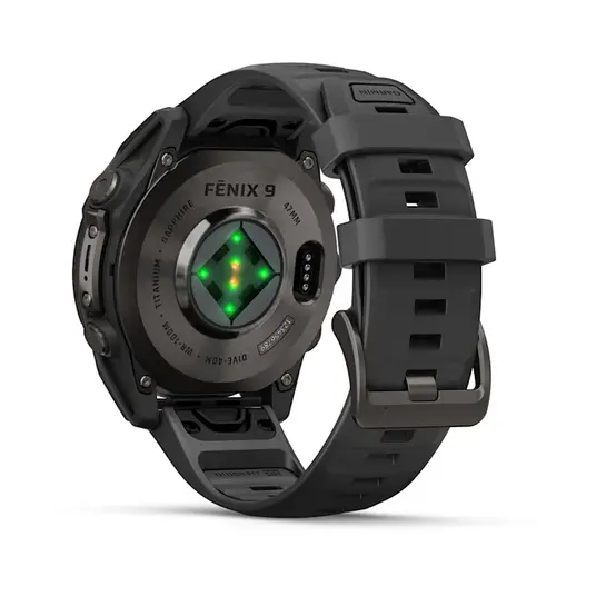 Išmanusis laikrodis Garmin Fenix 9 47mm Carbon Grey DLC Titanium/Black 010-04762-11