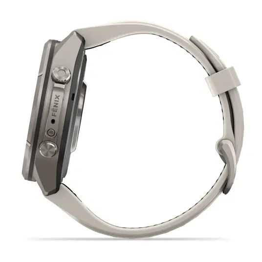 Išmanusis laikrodis Garmin Fenix 9 Pro inReach 43mm Titanium Fog Grey/Dark Sandstone 010-04335-81