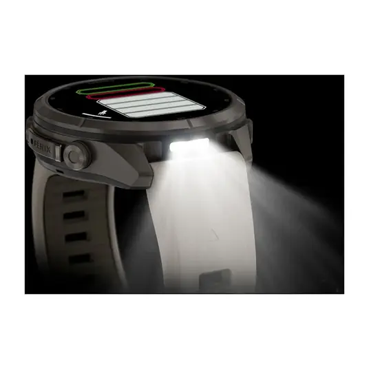 Išmanusis laikrodis Garmin Fenix 9 Pro inReach 43mm Titanium Fog Grey/Dark Sandstone 010-04335-81