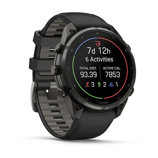 Išmanusis laikrodis Garmin Fenix 9 Pro 47mm Carbon Gray DLC Titanium/Black/Pebble Grey 010-04336-16