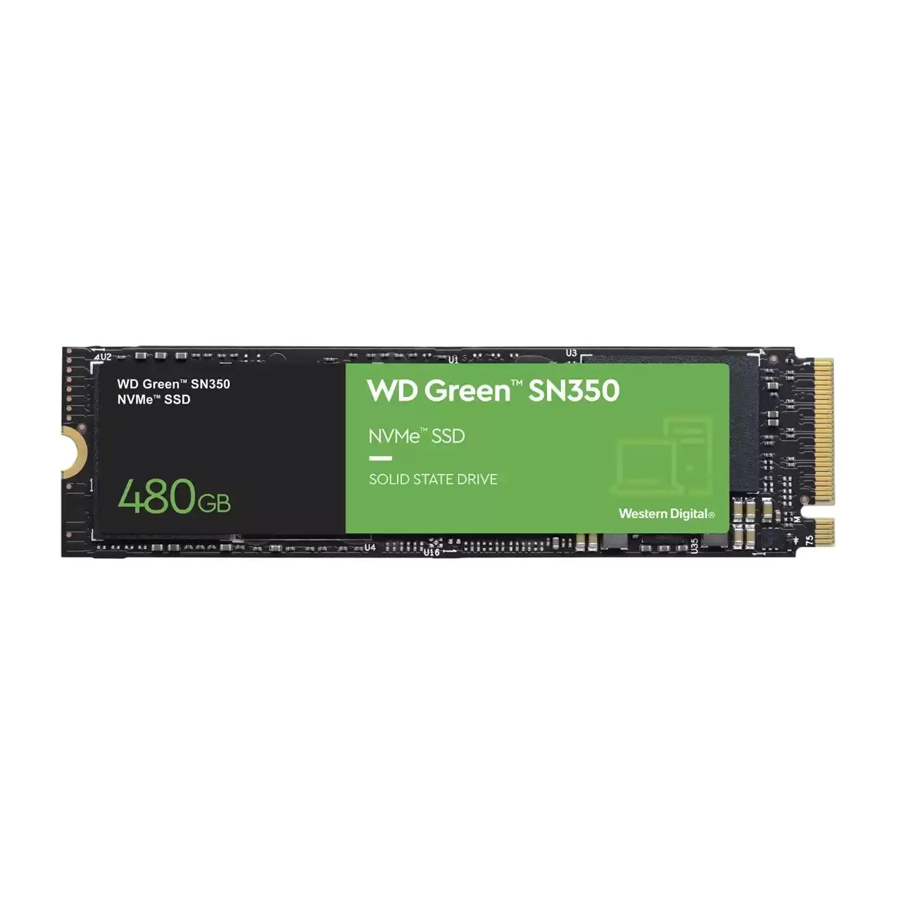 SanDisk SSD|WESTERN DIGITAL|Green SN350|480GB|M.2|PCIE|NVMe|TLC|Write speed