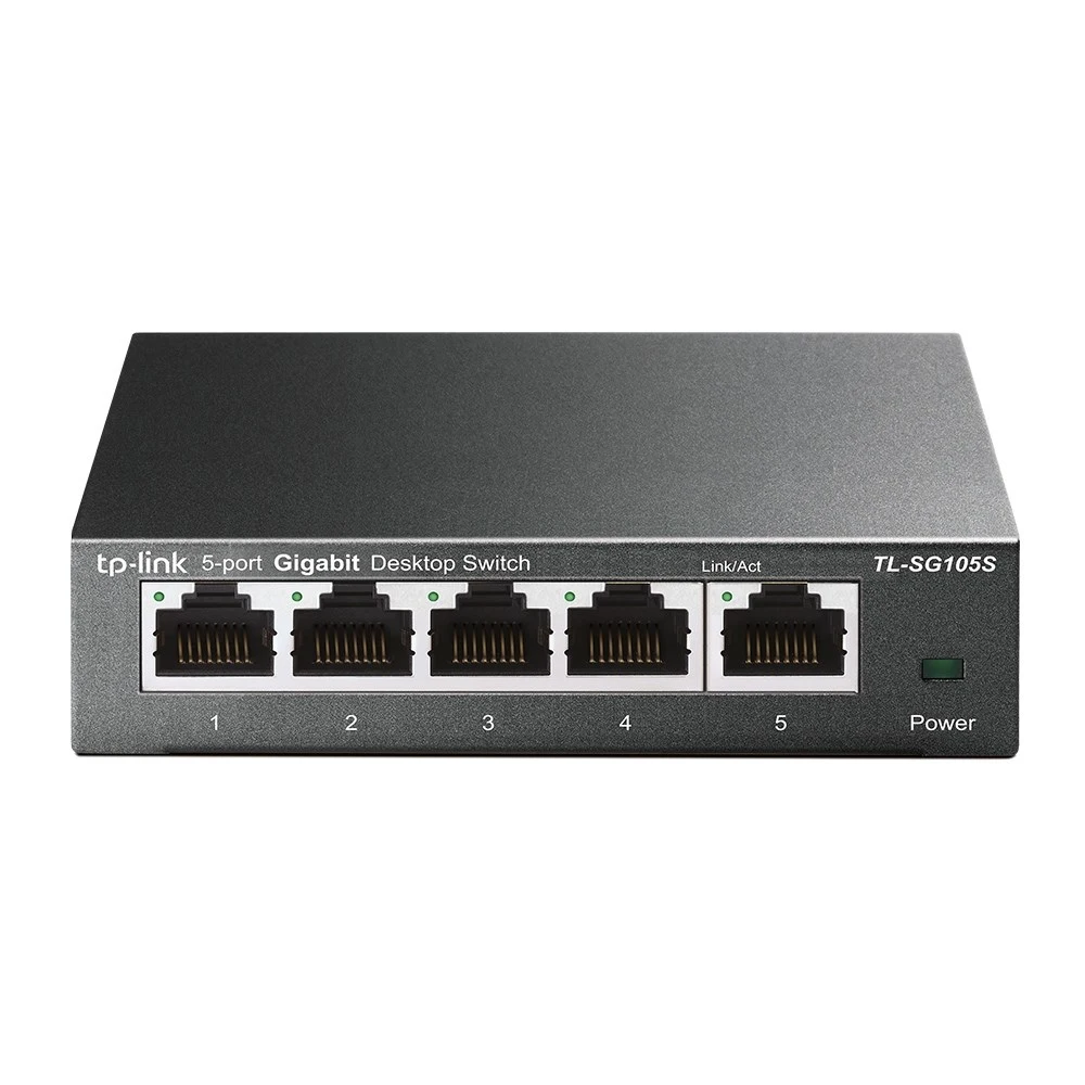 TP-Link komutators 5x GE TL-SG105s ar