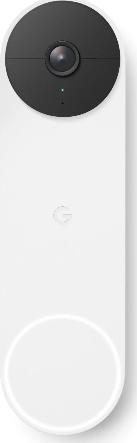 Google Baltā durvju zvana komplekts GA01318-FR