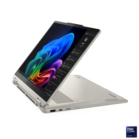Nešiojamas kompiuteris Lenovo Yoga 7 2-in-1 14ILL10, AI Copilot+ PC, 14" WUXGA, Intel Core Ultra 5 226V, RAM 16GB, 512GB SSD, Intel Arc Graphics, Windows 11 Home, Seashell 83JQ00G1PB