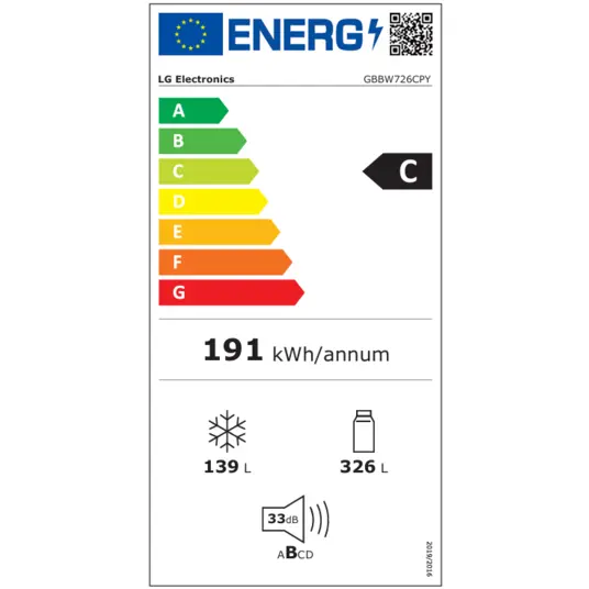 Šaldytuvas LG GBBW726CPY