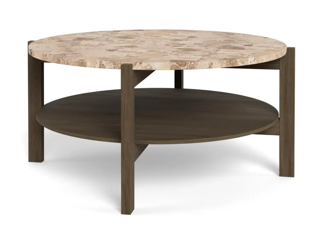 Actona Dorsett coffee table, Top marble