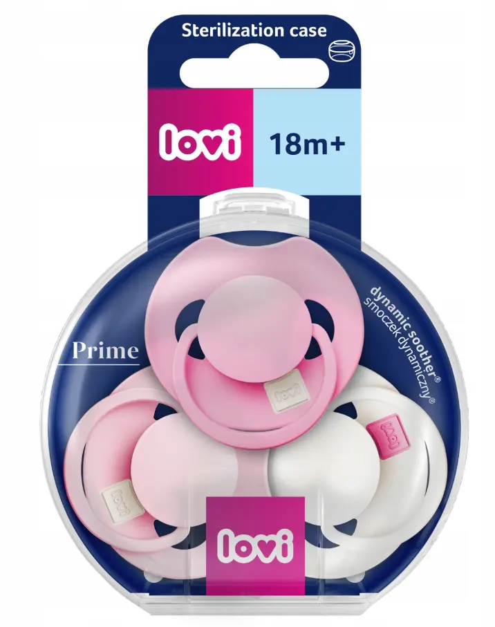 LOVI Prime silikona dinamiskais knupītis, Peony