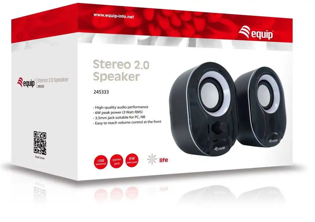 Equip Stereo (245333) Black/White