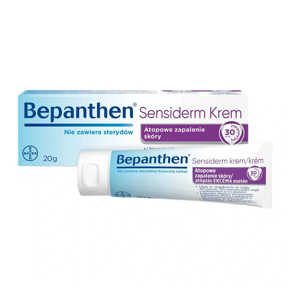 BEPANTHEN_Sensiderm krēms pret atopisko ādas iekaisumu