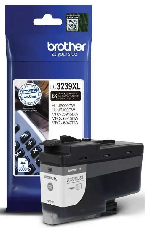 Brother LC3239XLBK Melna