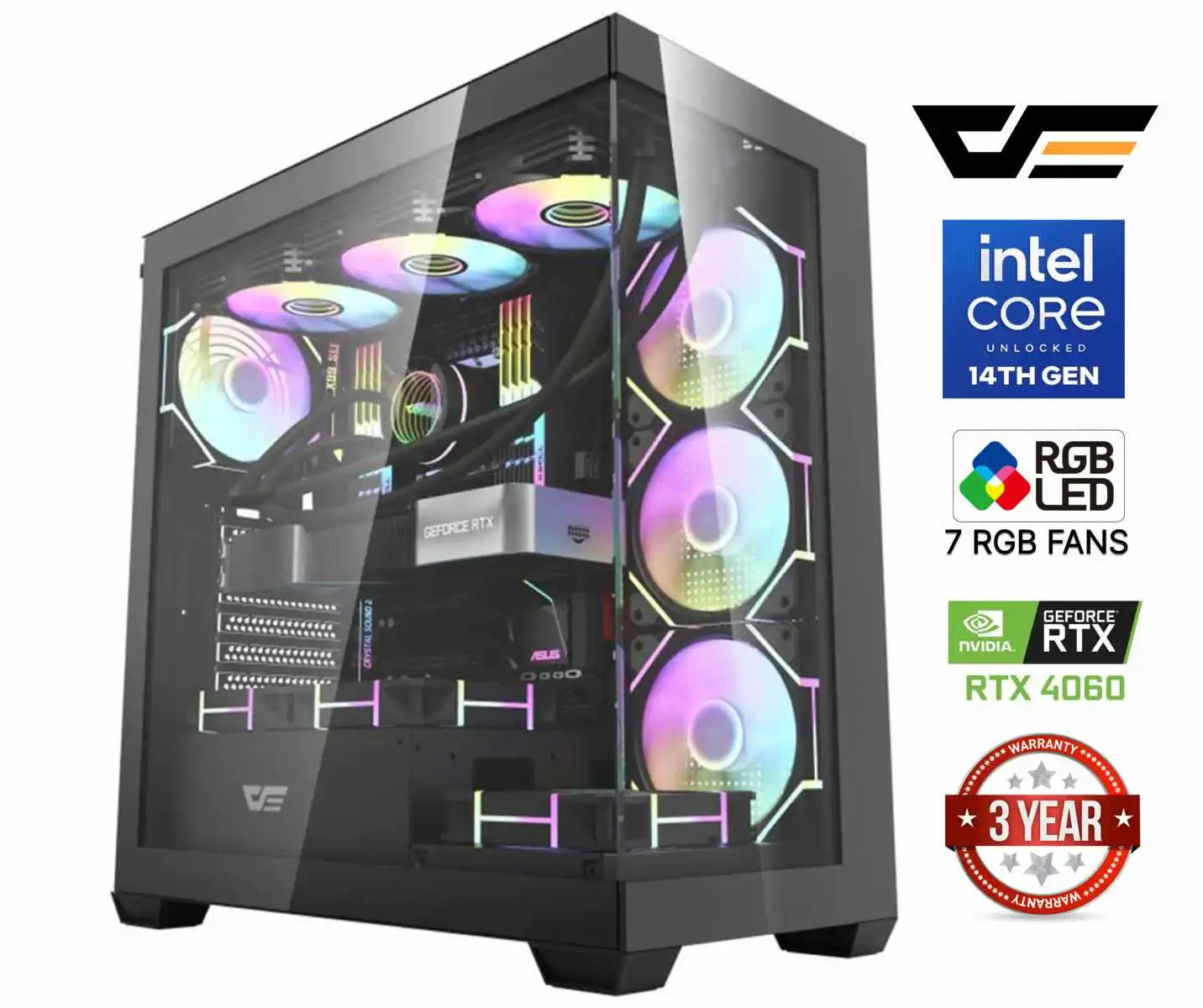 MDATA GAMING Core i5-14400F, 16 GB