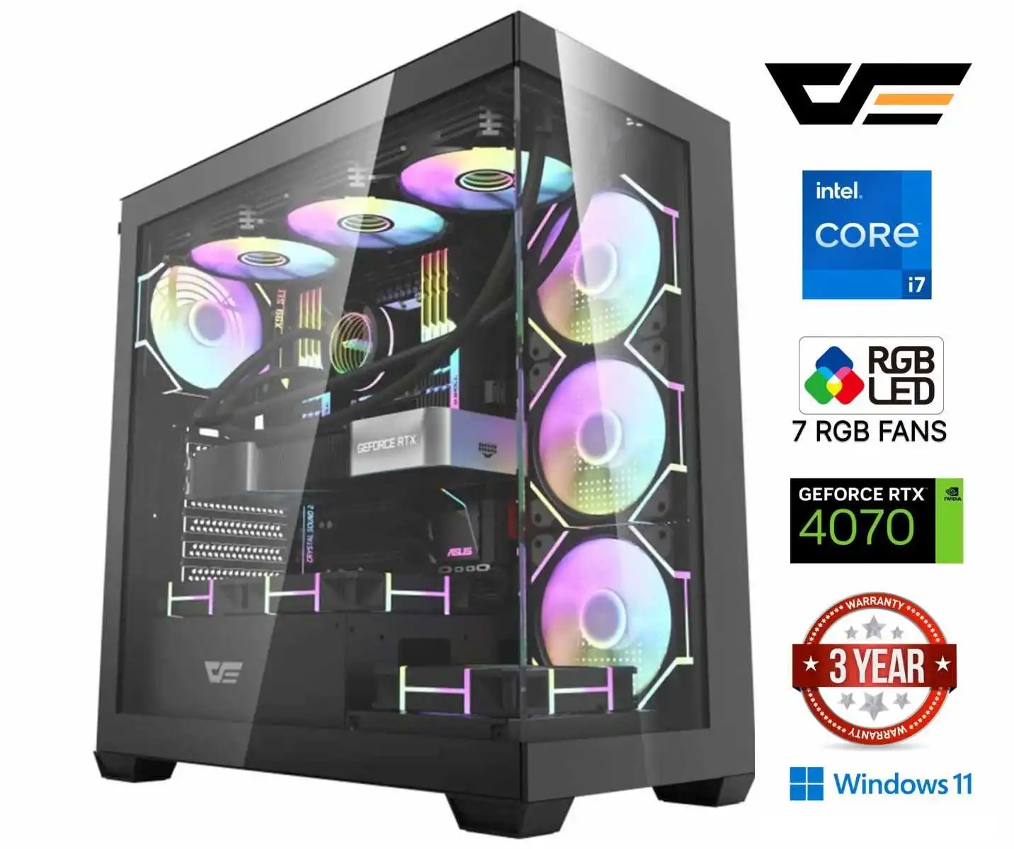 MDATA GAMING Core i7-12700F, 16 GB