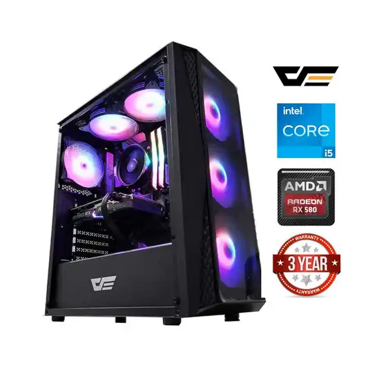 Core i5-12400f 32GB 512GB SSD 1TB HDD RX 580 Windows 11 Pro