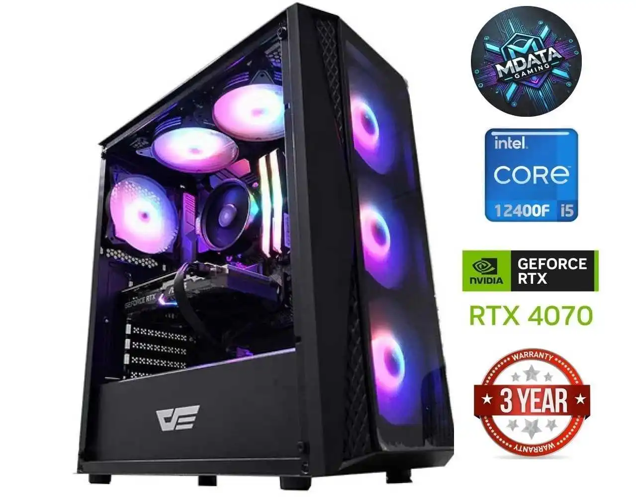 MDATA GAMING Core i5-12400F, 32 GB