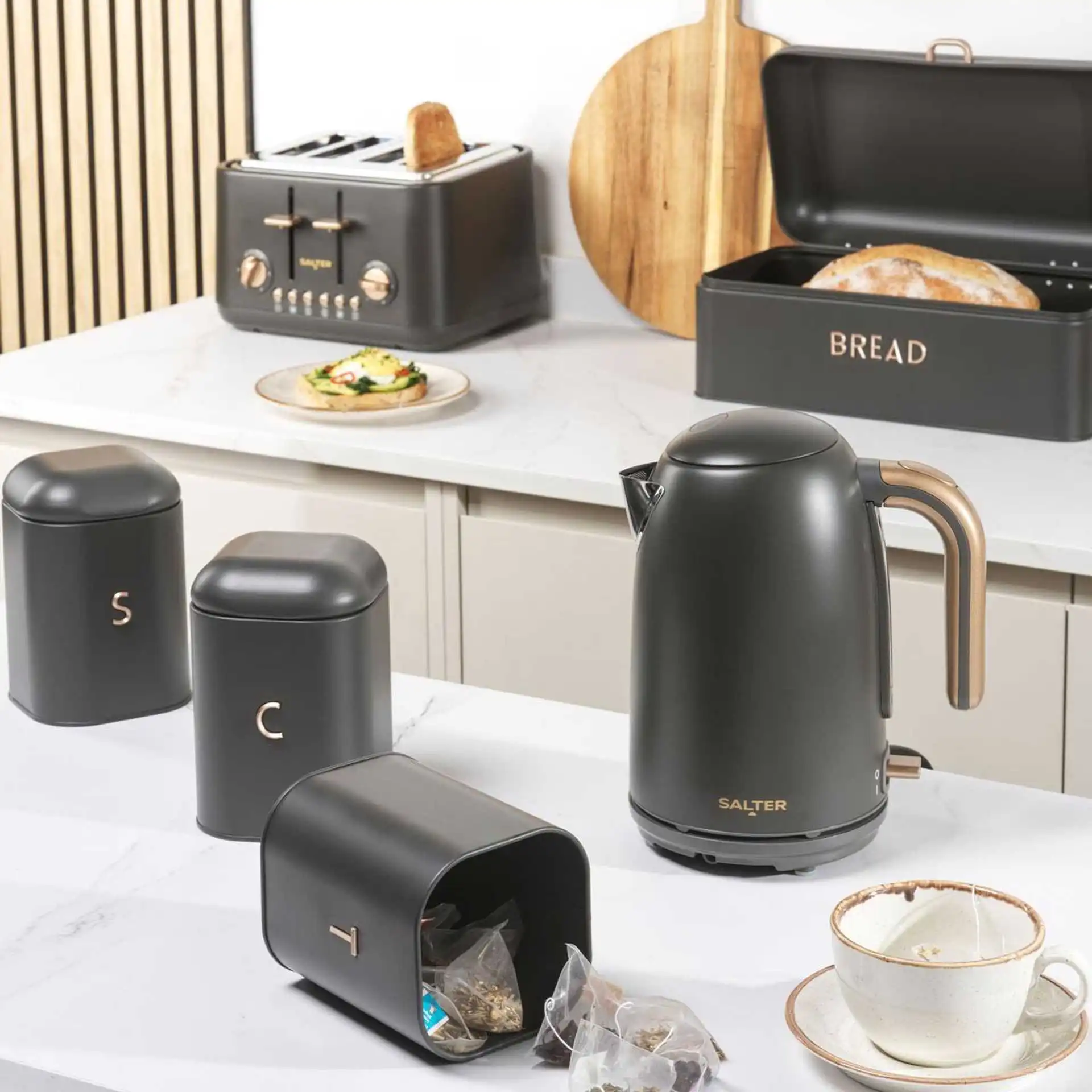 Salter EK6085CBVDE Pebble Rapid Boil Kettle