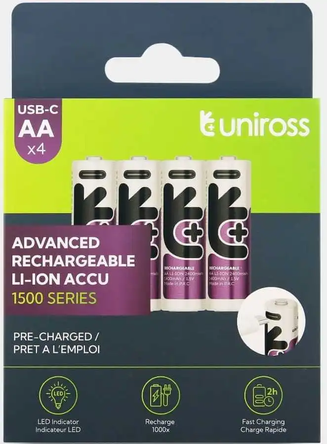 Uniross Batteries USB-C AA 1,5