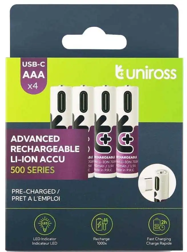 Uniross Batteries USB-C AAA 1,5
