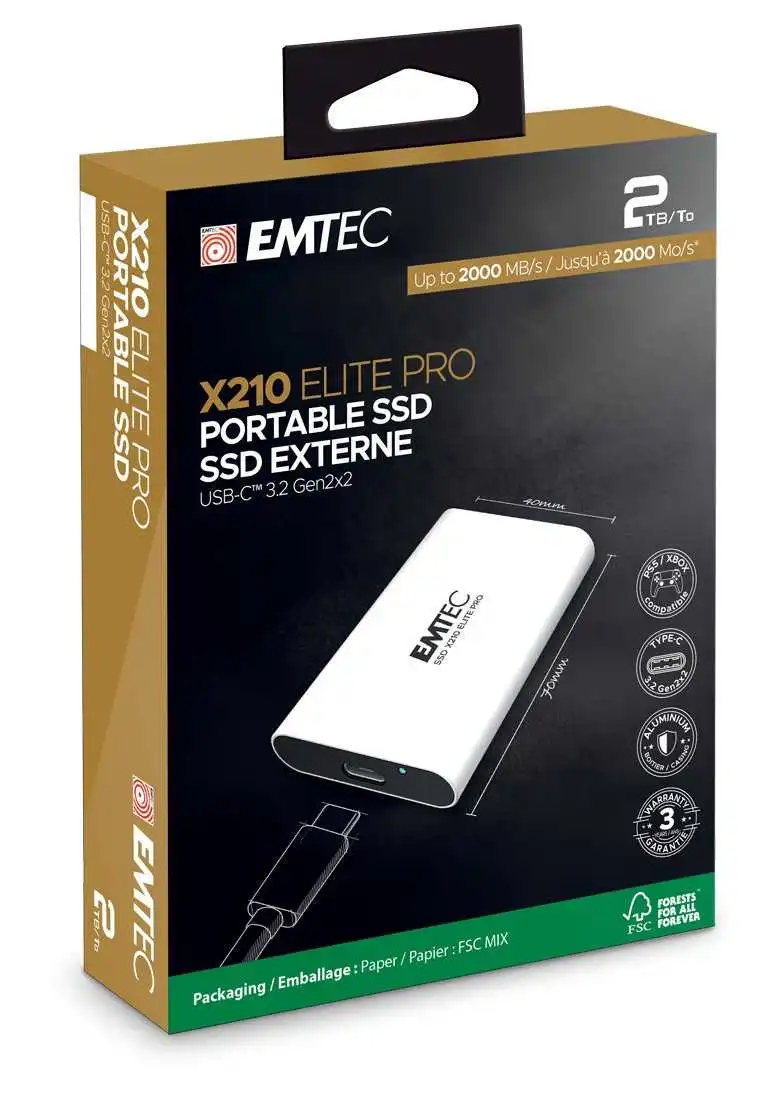Emtec SSD 3.2 Gen2 X210