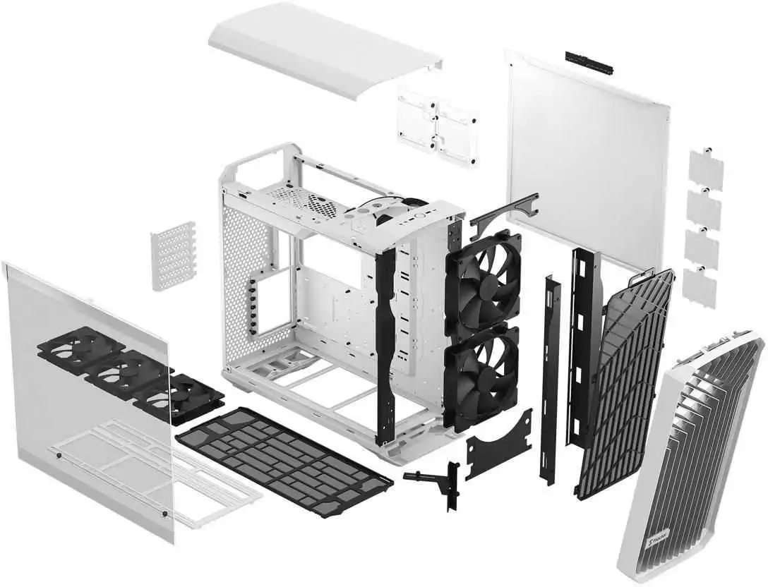 Fractal Design Torrent White TG Clear