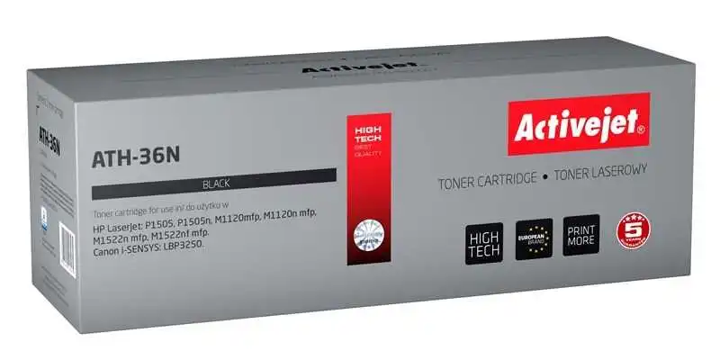 ActiveJet CB436A/CRG-713 Black Alternative