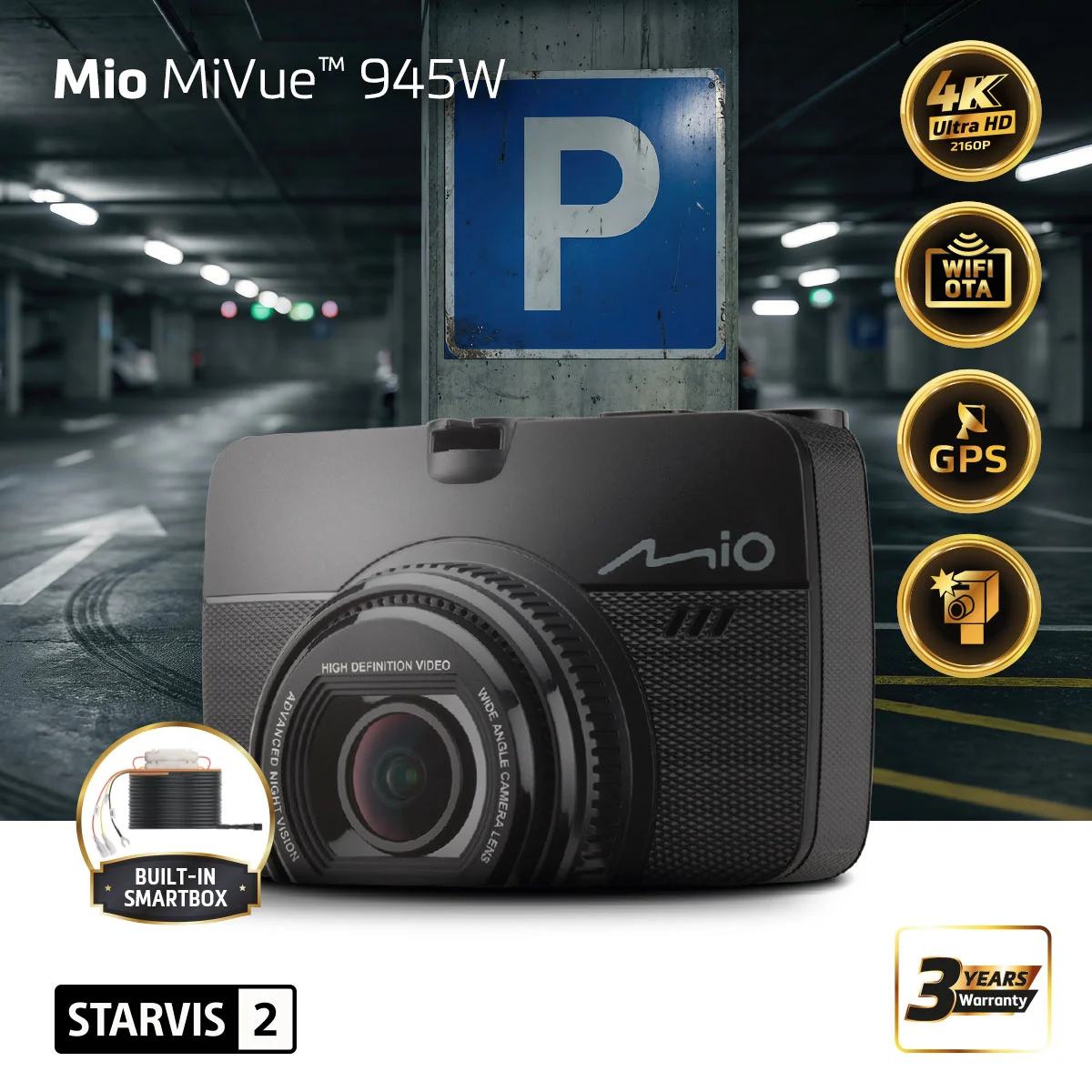 "Mio MiVue 945W Premium 4K&quot