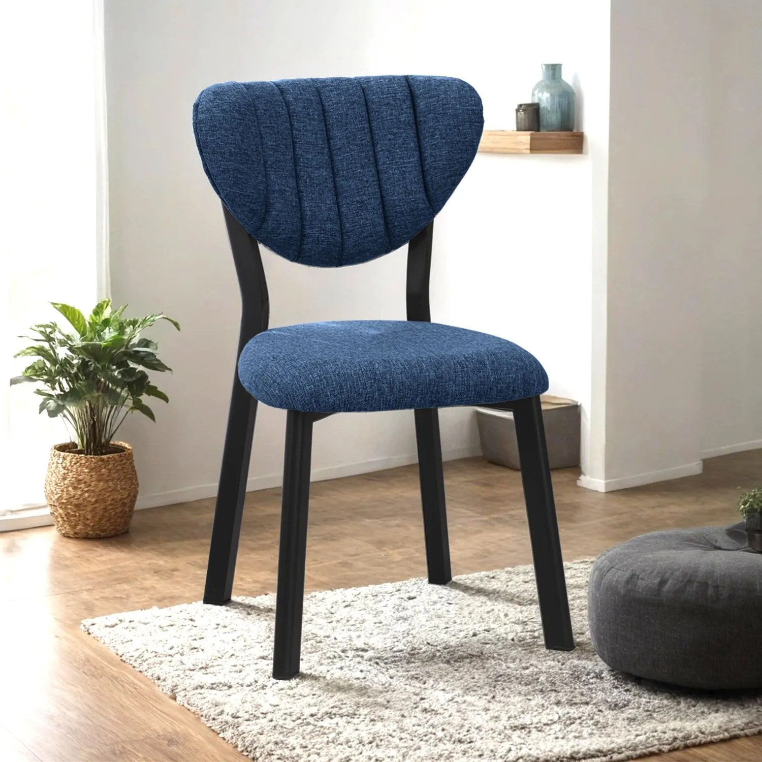 Krēsls, Hanah Home, tumši zils, 47
