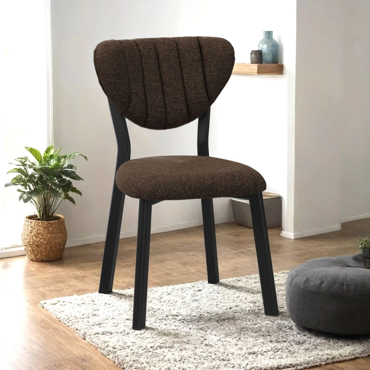 Krēsls, Hanah Home, brūns, 47 x