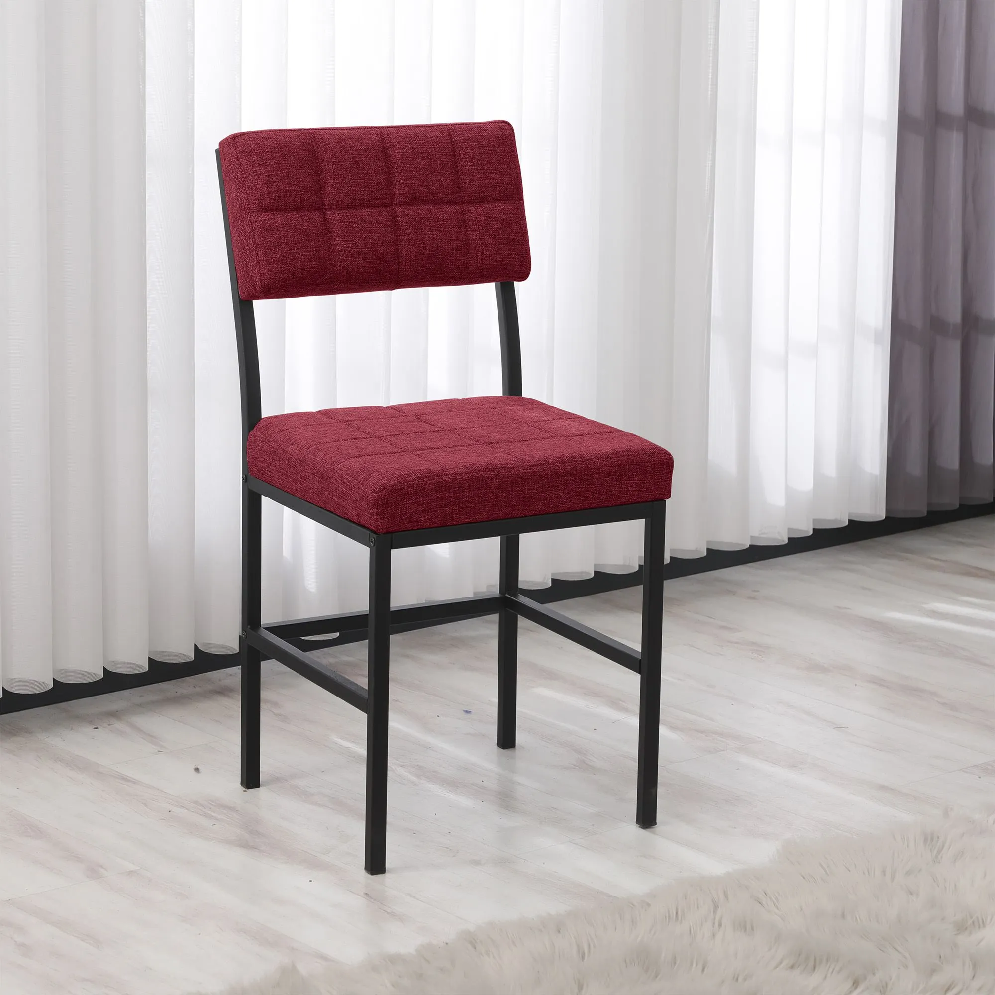 Krēsls, Hanah Home, bordo, 40 x