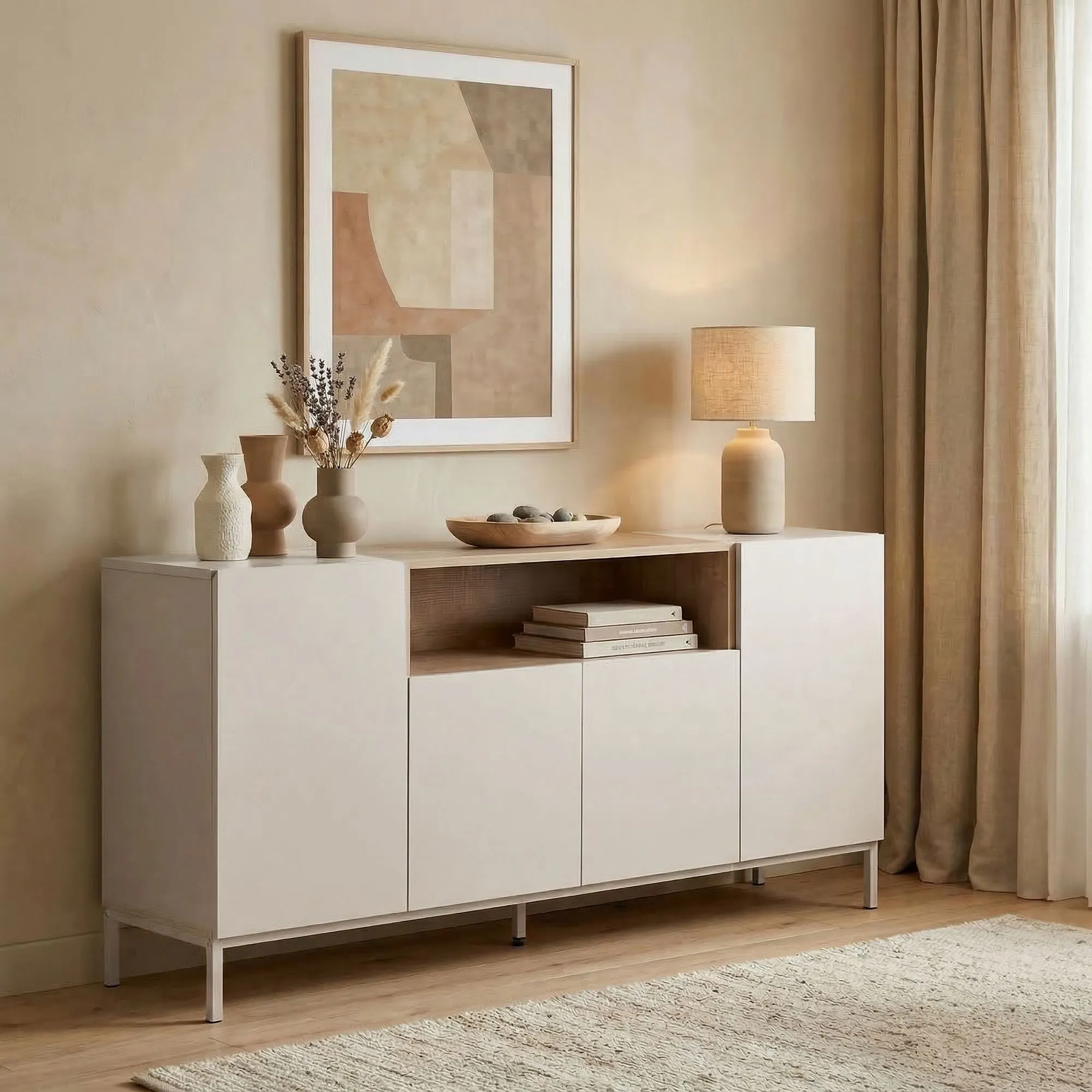 Konsole, Hanah Home, smilšakmens safīra ozols