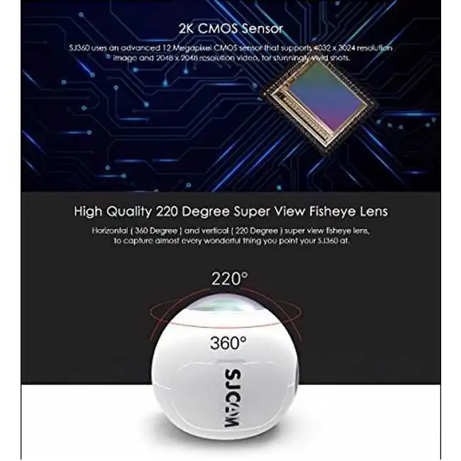 SJCAM SJ360 12 MP 2K HD
