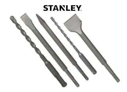 Stanley SDS-plus chisel and drill bit