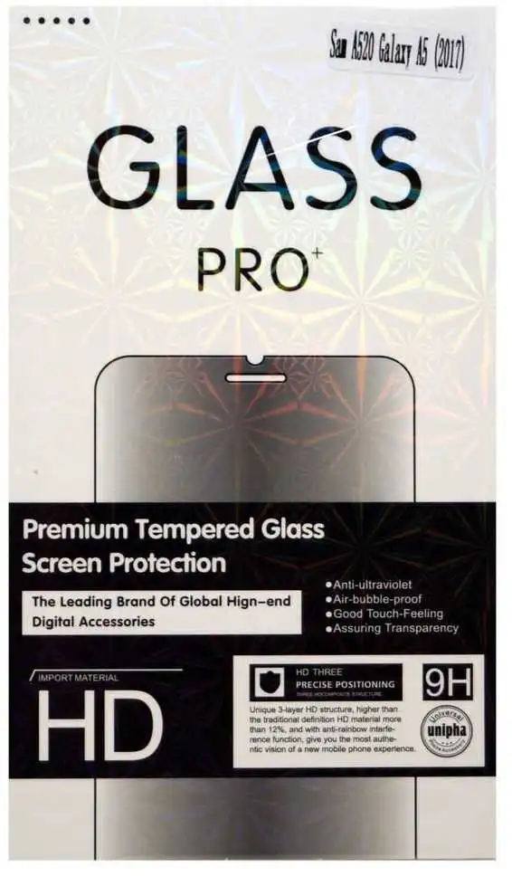 "Tempered Glass Pro+ Premium 9H