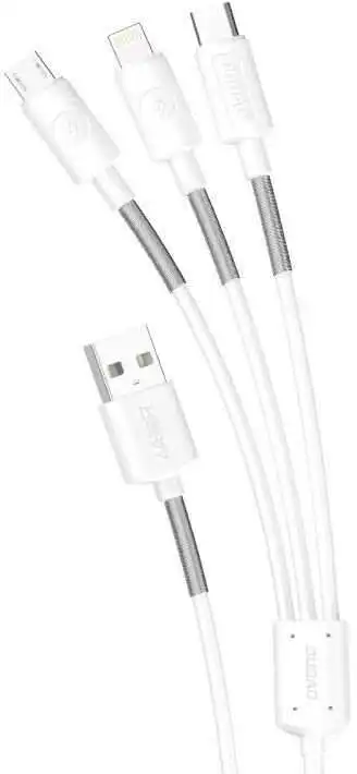 Dudao L8s 3in1 USB to Lightning+USB